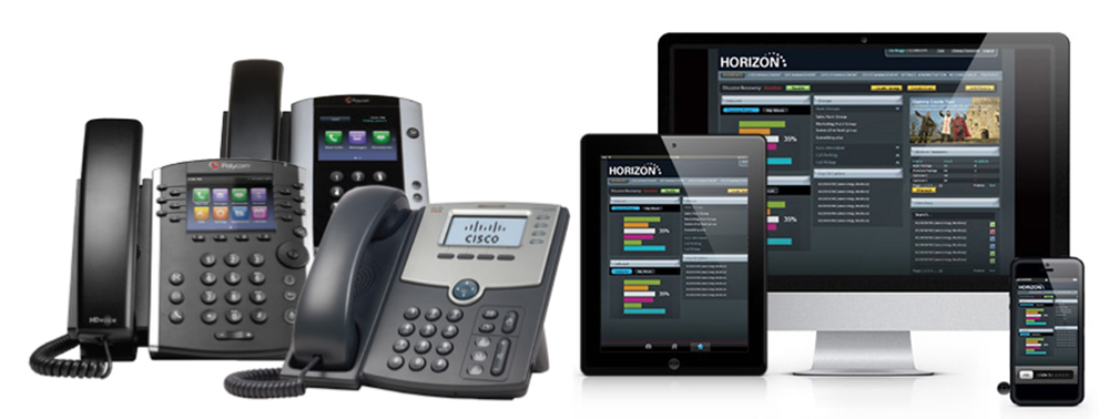 Horizon hosted call recording phone system from Trio Telecom